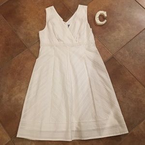 PETITE White Sleeveless Dress Size 12P